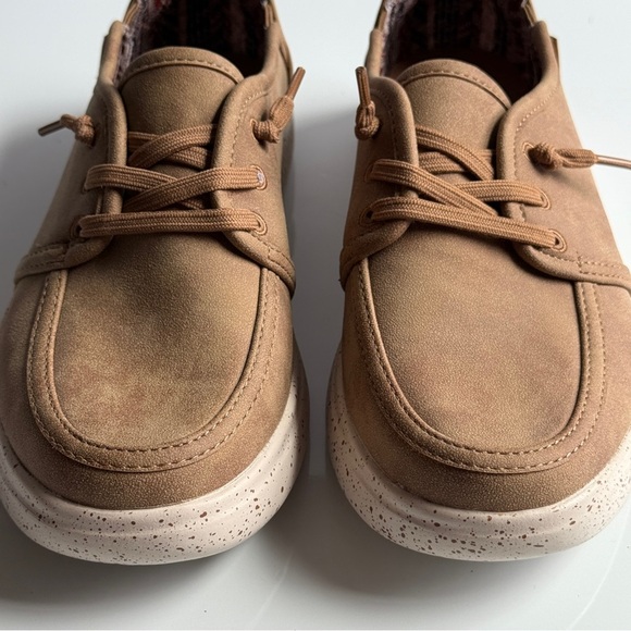 Skechers Bob’s Tan Slip-On Loafers Vegan Memory Foam Size 6.5 - Picture 5 of 12